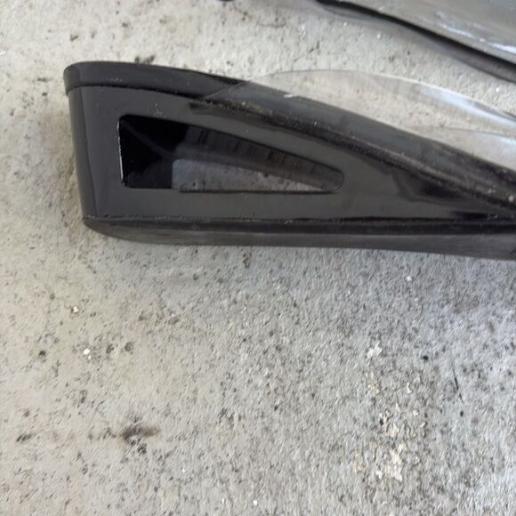 Stuart Weitzman Women's Black Slide Sandals - Picture 3 of 11